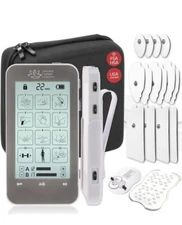 Verve Deluxe TENS EMS Physical Therapy Kit Muscle Stimulation Nerve Pain Relief