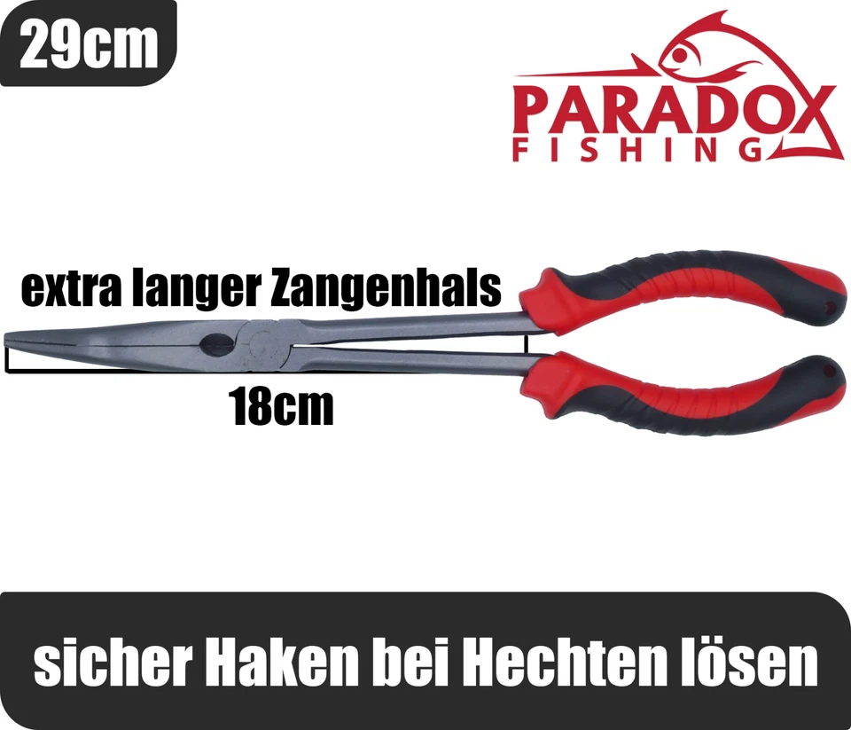 Paradox Fishing Hecht Angelzange 29cm I Hakenlöser Angeln Zange Angeln Raubfisch - Bild 4 von 4