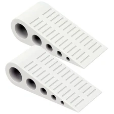 Optish 1.9 Inches Heavy Duty Door Stopper, 2 Pack Rubber Door Stop, Door Stop...