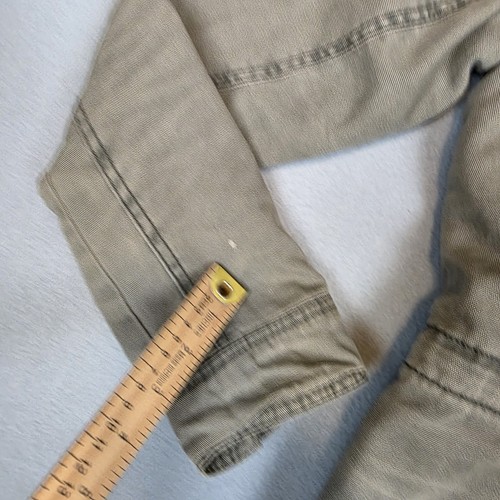 Vintage Abercrombie & Fitch Jacket Womens Small Green Military Flannel Lined - Picture 3 of 13