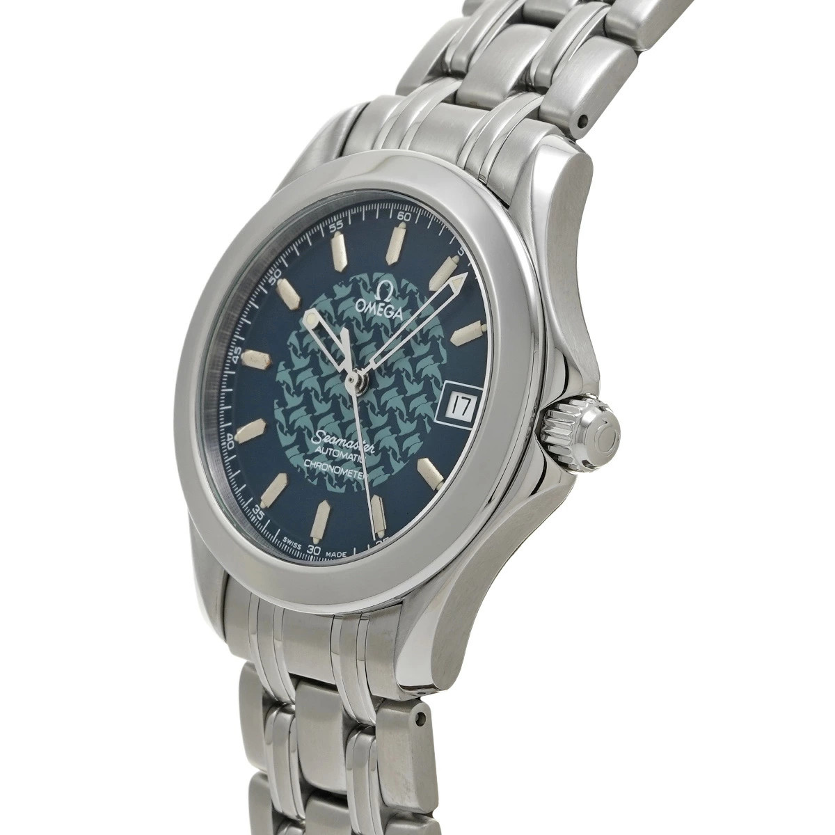 OMEGA Seamaster 120 Jacques Mayol 1997 2500.80 Blue Men's Watch OMEGA Watch Luxu image 2