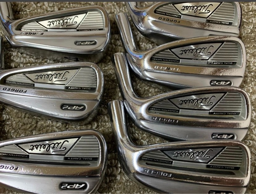 Used Titleist AP2 iron heads #4-pw