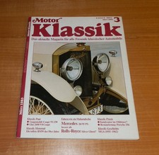 Motor Klassik 3/1985, Glas 2600 V8 Coupé, BMW 50er Jahre, MG A, Goggo TS 250