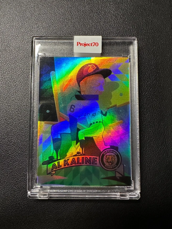 2021 Topps Project 70 Al Kaline #68 Rainbow Foil /70 – Tigers HOF Legend POSE - Image 3 of 4