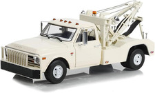 1968 Chevrolet C-30 Dually Wrecker Tow Truck White 1/18 Diecast Car Model by