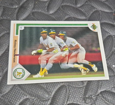 Upper Deck 1991 Rickey Henderson Oakland Athletics 2-Card MLB Lot