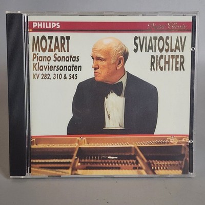 Mozart Piano Sonatas KV 282, 310, 545 Sviatoslav Richter CD Philips Digital