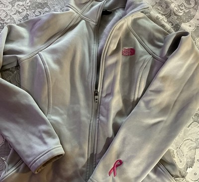 North Face Jacket Breast Awareness Size Small Woman s Grey