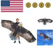 Bald Eagle Huge Kite for Kids and Adults Single Line String Easy to Fly for B...