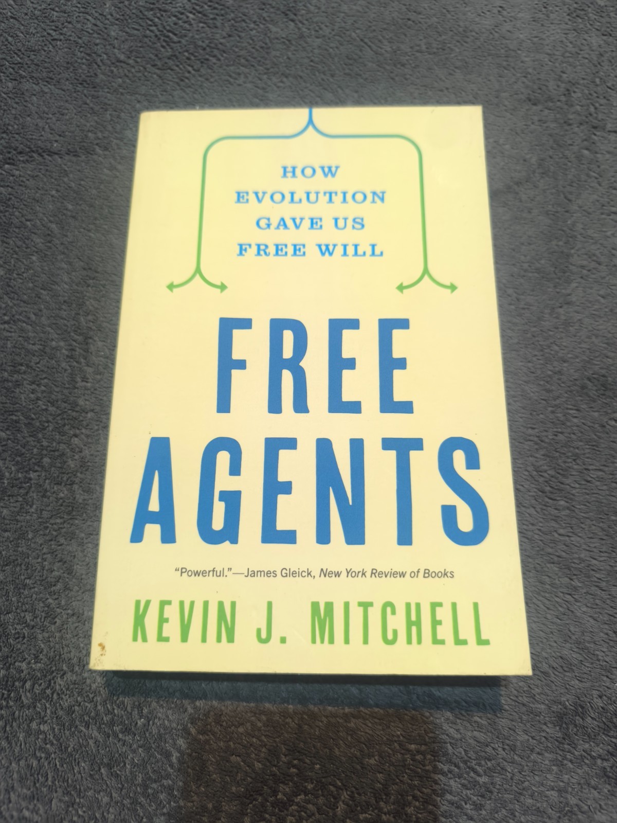 Free Agents  How Evolution Gave Us Free Will - Kevin J. Mitchell (Paperback) NEW
