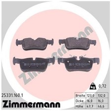 Satz Bremsbeläge Bremsklötze hinten für BMW I3 I01 X1 F48 X2 F39 | 24481762