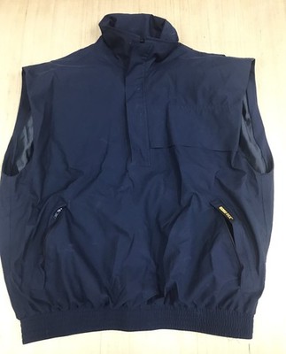 Zero Restriction Gore Tex Vest Men s L Blue Golf Outerwear Windbreaker Lined USA
