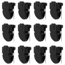 12 PCS Cubicle Clips Fabric Walls Plastic Stainless Steel Panel Hooks Picture