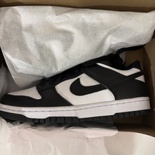 Nike Dunk Low Retro White Black Panda GS Size 6y Sneakers - CW1590-100