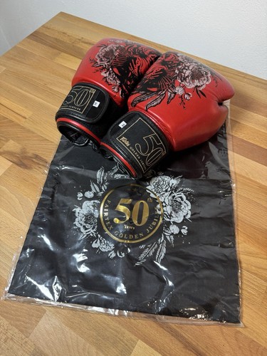 Fairtex Golden Jubilee Boxhandschuhe / Muay Thai Gloves / 14 OZ / Limitiert/NEU - Bild 1 von 7