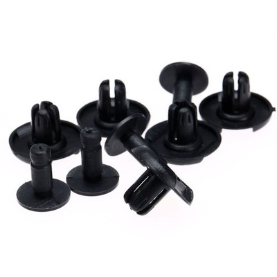 50Pcs Car Front Fender Liner Clip Push Type Rivet Retainer Fastener for Honda