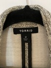Torrid Gray Heathered Long Jacket Button Front Pockets Plus Size 0 — photo 3
