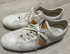 Scarpe sneakers basse Louis Vuitton bianche stringate taglia 5,5 US circa 6,5...