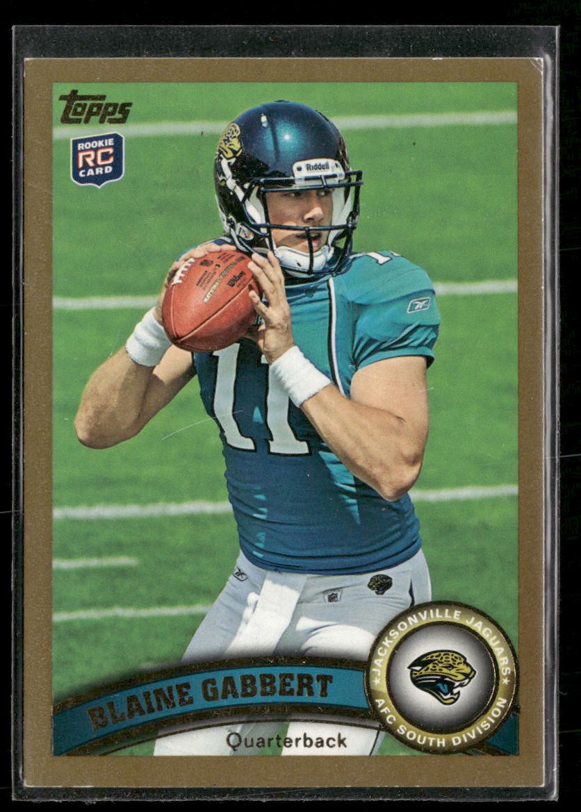 Blaine Gabbert Topps #160 Gold