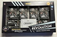 2025 NFL PANINI Revolution Football Trading Card Bundle Sam's Club