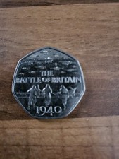 1940 the Battle of Britain 50p Coin 2015 Circulated Condition
