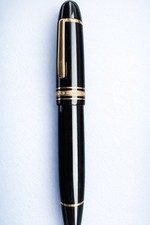 [Excellent++] Montblanc Meisterstuck 149 18K 750 Black & Gold Fountain Pen M Nib