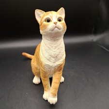 Country Artists Ginger Tabby - Watchful Boxed Cat Figurine 01682
