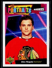 2020-21 Upper Deck #P-77 Alec Regula UD Portraits Chicago Blackhawks