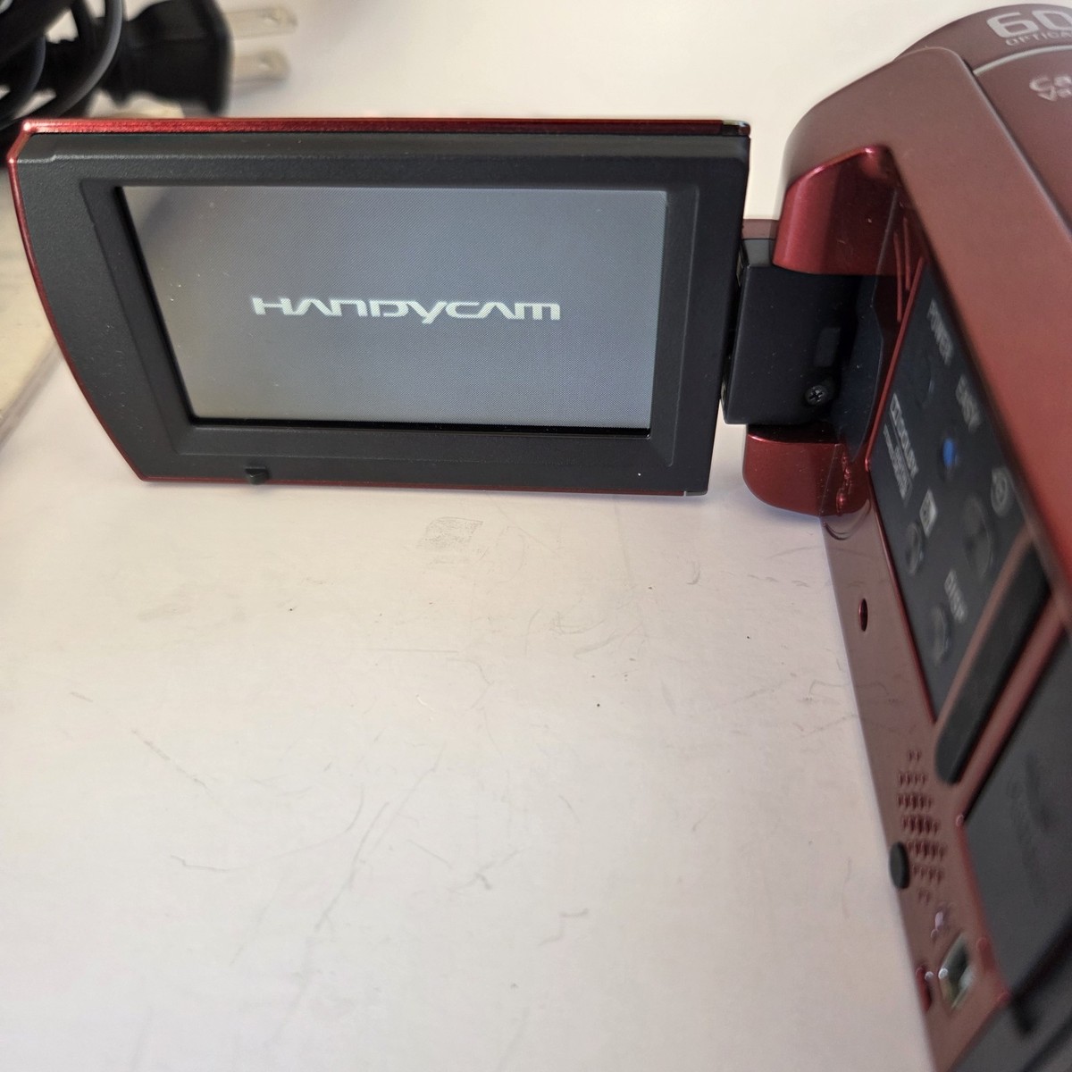 Sony Handycam DCR-SX41 - RED - 60x Optical Zoom Digital Camcorder