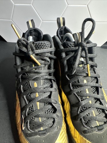 Nike Foamposite Pro GS “Metallic Gold” Size 7Y Foamposite 644792-701 - Picture 8 of 18