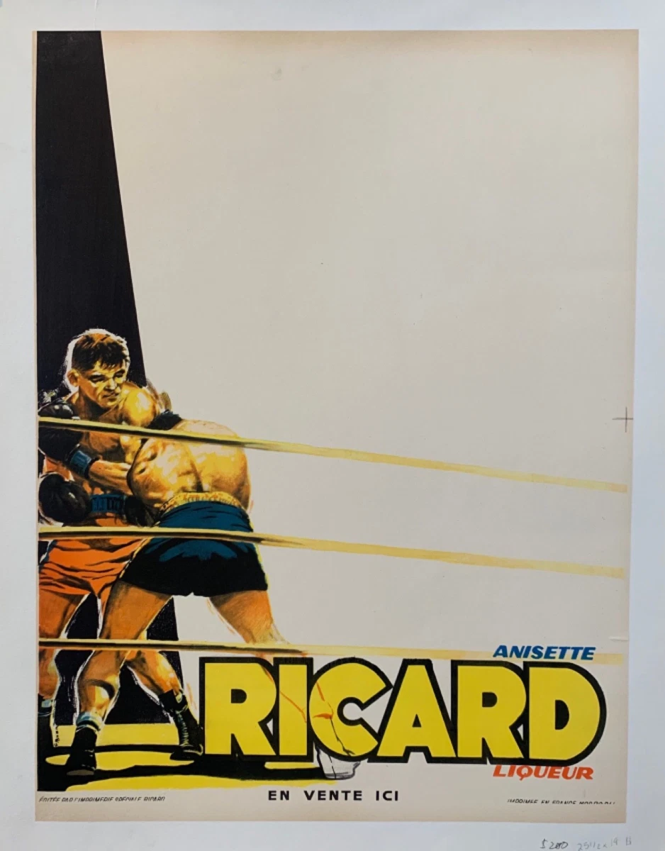 Affiche Boxe Historique Monzon Vs Valdes - 26 Juin 1976, Stade Louis II Monaco, Par Luigi Castiglioni
