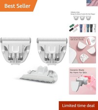 Ceramic Pet Grooming Clipper Replacement Blades - 3 Pieces for Professionals