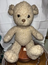 Vintage AMERICA WEGO 1968 Teddy Bear Tan Plush Stands 18 Curly Fur