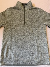 NWT Eddie Bauer Radiator Fleece 1/4 Zip Pullover Women s Tall L Gray Heather