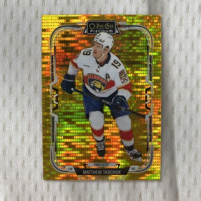 2025-26 O-Pee-Chee Platinum ~ Matthew Tkachuk SEISMIC GOLD #19/50 Jersey Number!