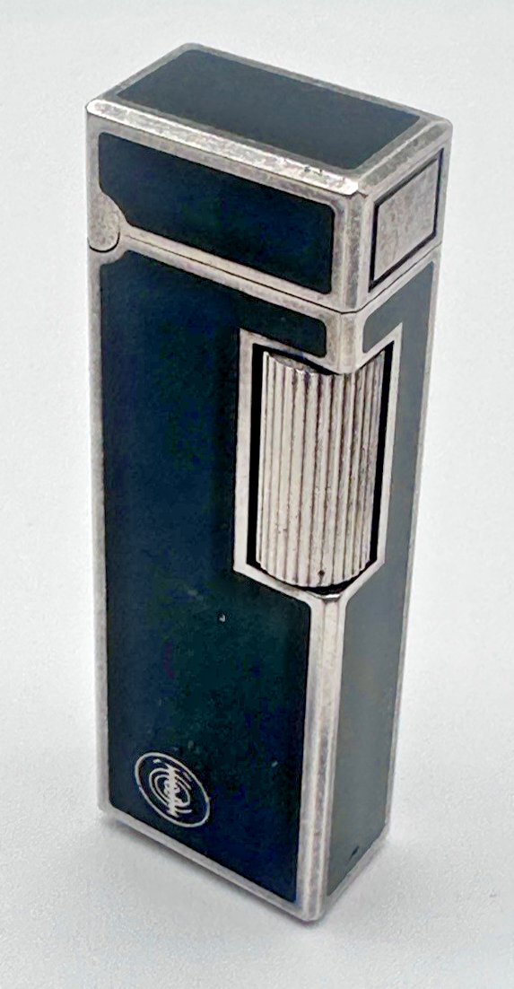 オールド　ティファニー　ペンライト Vintage Tiffany & Co Black Enamel & Silver Color Lighter, JAPAN