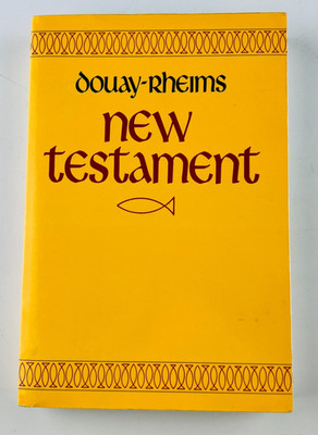 Douay-Rheims New Testament 1976 TAN Catholic Latin Vulgate Traditional 1899 Rep