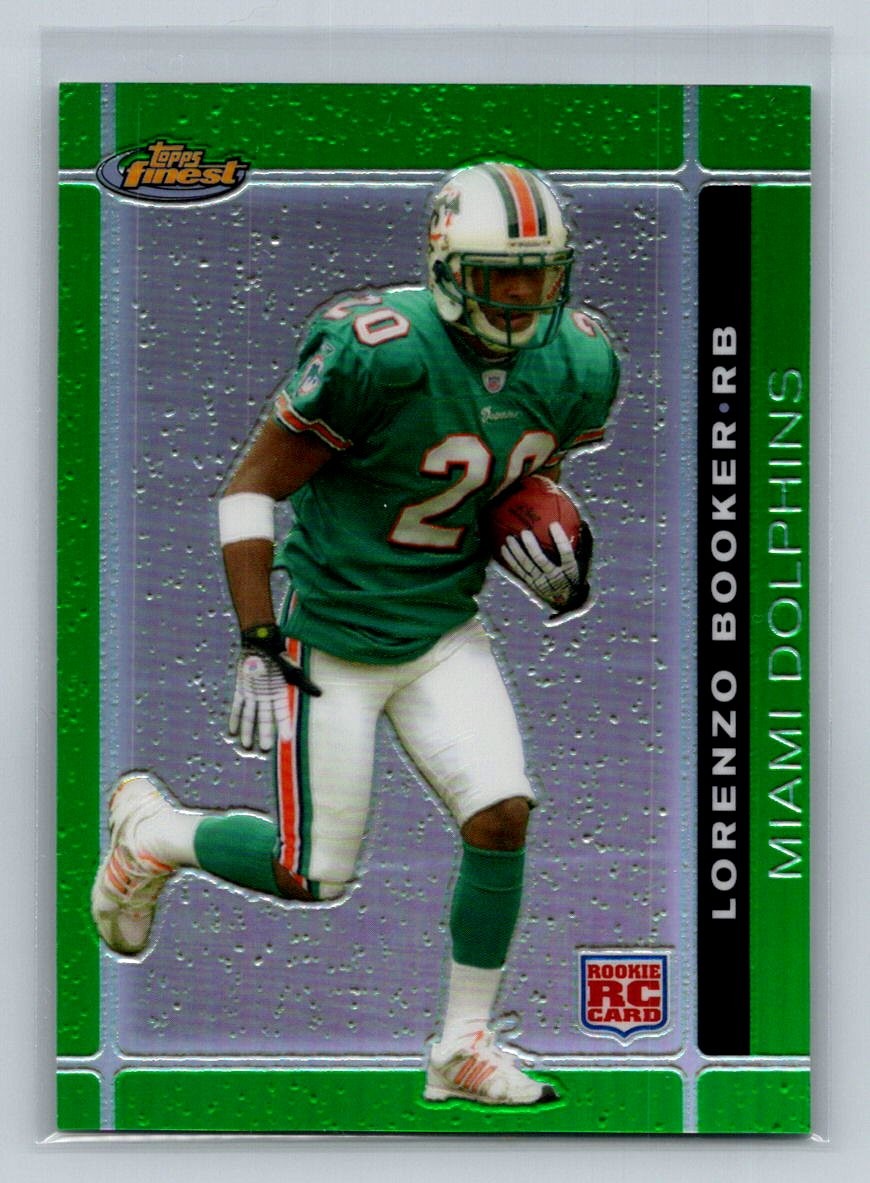 Lorenzo Booker Finest #117 Green Refractor