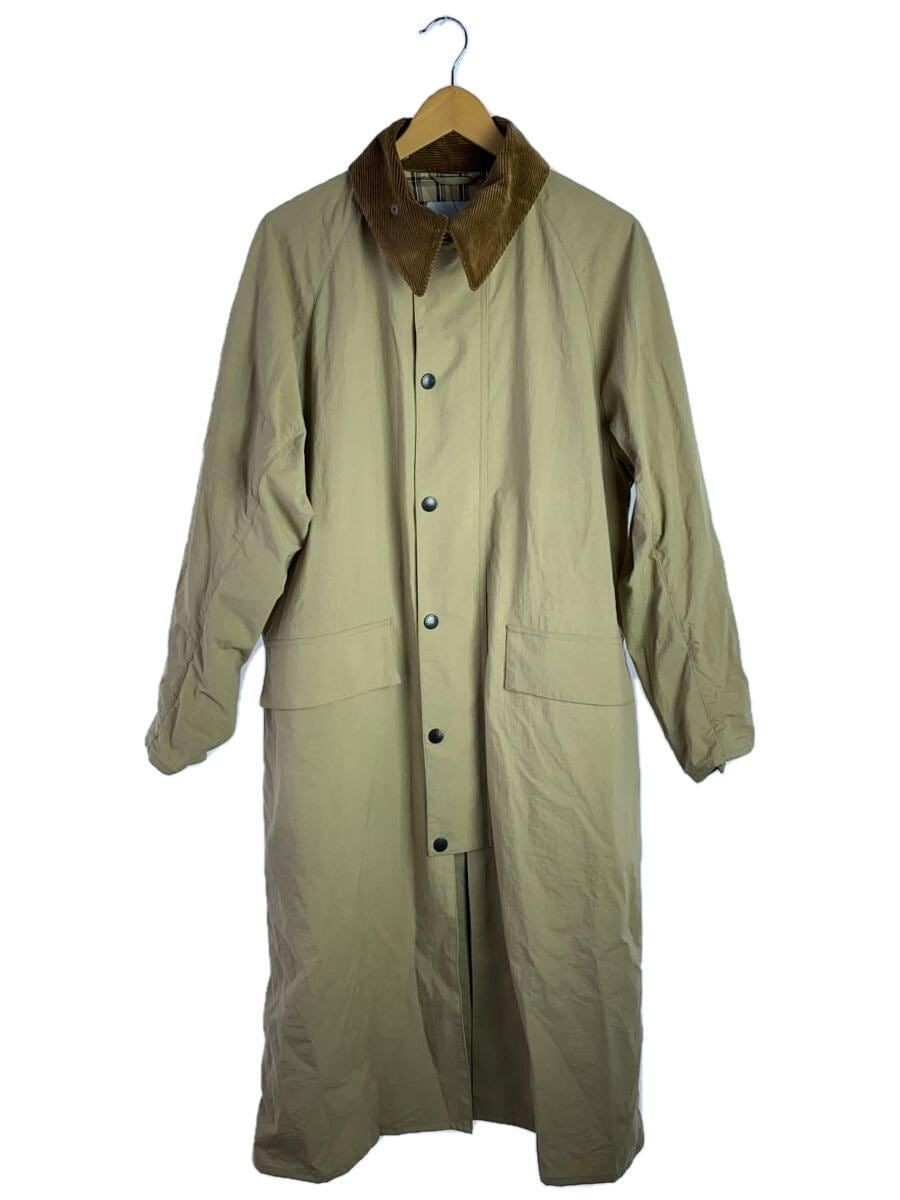 【レア】Barbour Burghley Casual Barbour Burghley Non-Oiled Men's Coat, Riding Style, Knee