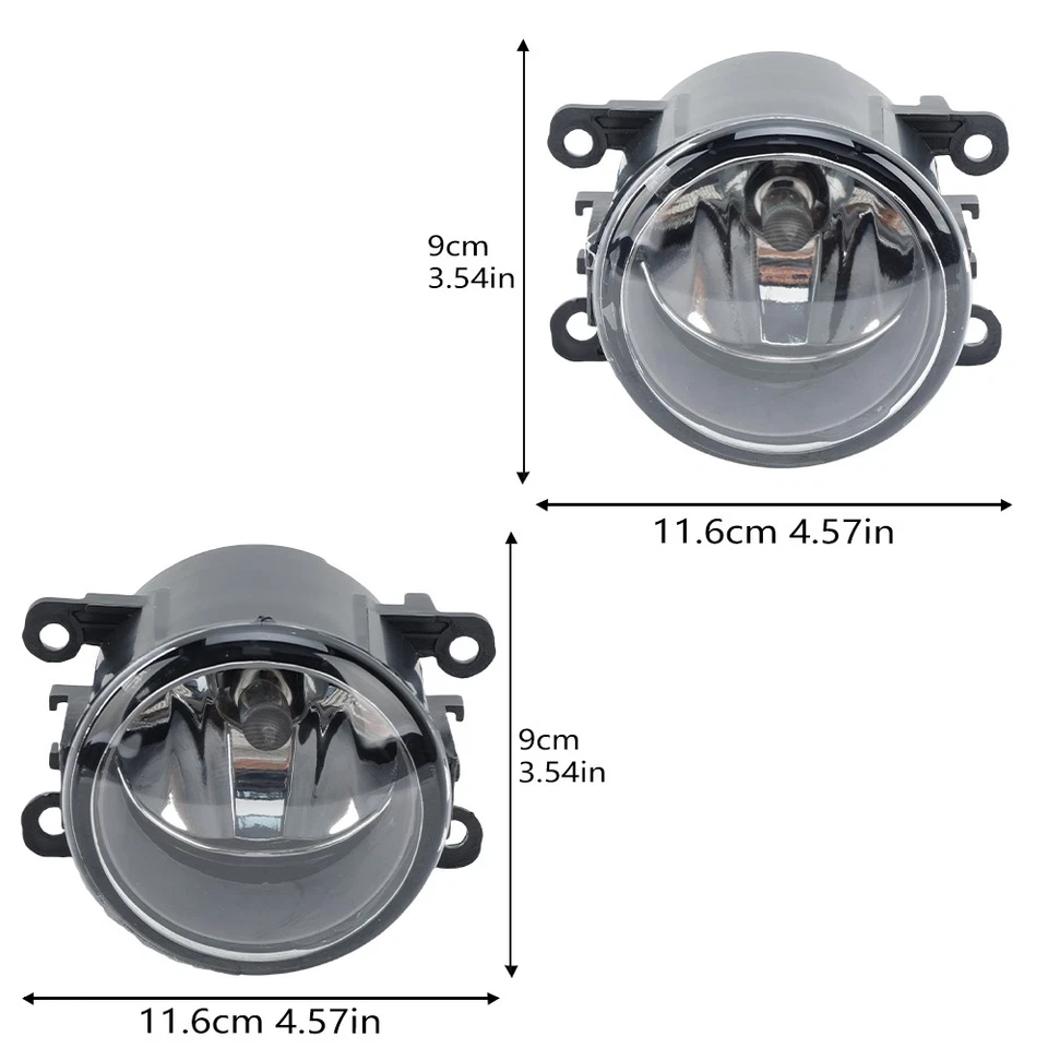 Par de luces antiniebla de parachoques delanteras para Nissan NV200 2010-2017 2018 2019 Foto 3 de 4