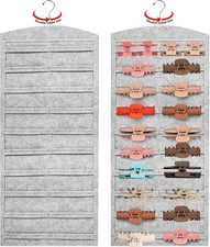 Double-Sided Hair Clip Organizer Storage Girls Women Hanging Claw Clip Holder