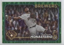2024 Topps Series 1 Green Crackle Foil 60/499 Andruw Monasterio #240 10qd