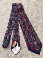 vintage 1940s 1950s silk swing tie necktie "boulevard crepe" by wilson brothers