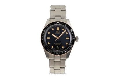 Oris Divers Sixty-Five Stahl/Bronze Automatik Ref 01 733 7707 4354 Box & Papiere
