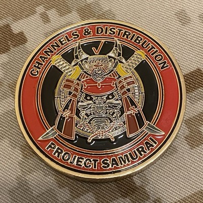Project Samurai Rare Challenge Coin! Police NSA CIA SOF TIER 1 Military Coin