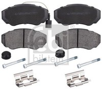 Bremsbelagsatz Scheibenbremse Vorderachse FüR Fiat Peugeot CitroËN Ducato
