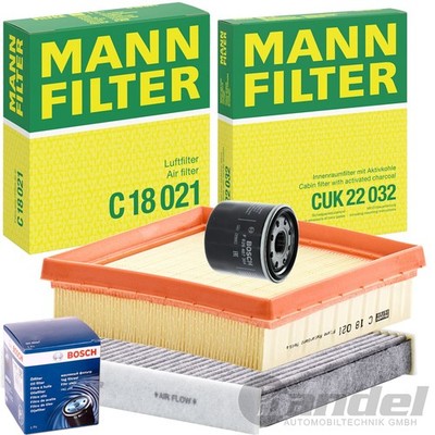 MANN-FILTER INSPEKTIONSPAKET passend für TOYOTA C-HR COROLLA E21 YARIS P21+CROSS