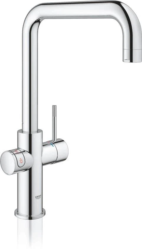 Grohe Red Kochendwasserhahn mit U-Auslauf und Kombikessel Chrom - Bild 4 von 4