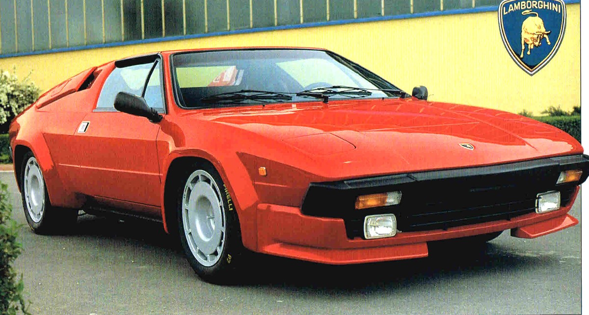 1982 / 1983 / 1984 LAMBORGHINI JALPA SPEC SHEET / Brochure