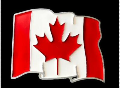 Canada Canadian Flag Canada's Maple Leaf Flags Belt Buckle Buckles